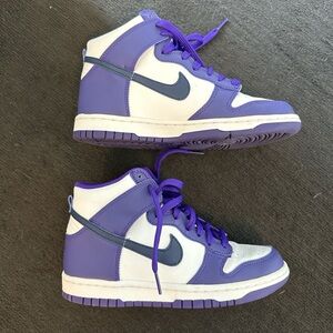 Nike Purple and White Sneakers